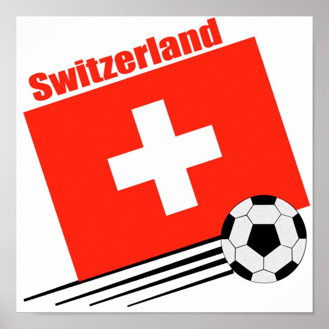 Poster Équipe de Suisse de football (Devant)