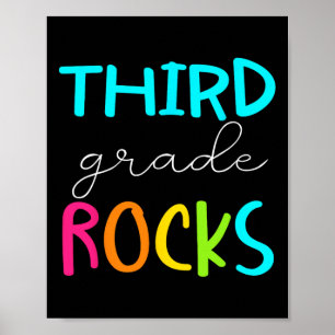 Poster Équipe de Troisième Année École Primaire Enseignan