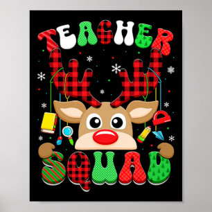 Poster Équipe d'enseignants de rennes super Noël Noël Noë