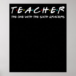 Poster Équipe d'enseignants de sixième année Enseignement