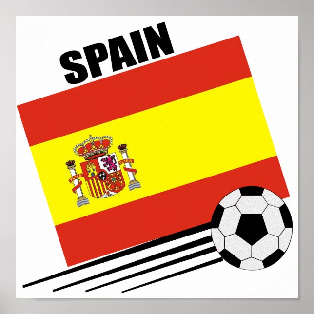Poster Équipe d'Espagne de football (Devant)
