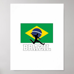 Poster Équipe du Brésil de football
