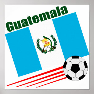 Poster Équipe du Guatemala de football