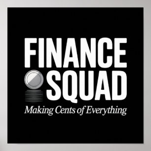 Poster Équipe Finance – Donner du sens aux chiffres
