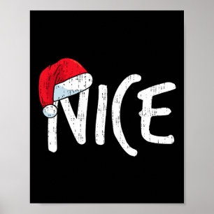 Poster Équipe Naughty Nice Funny Correspondant Couples de