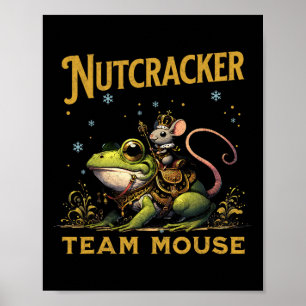 Poster Équipe Roi Souris Casse-Noisette Cavalier Grenouil