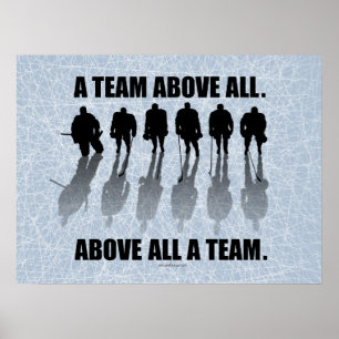 Poster Équipe surtout (hockey)