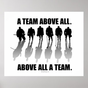 Poster Équipe surtout (hockey)