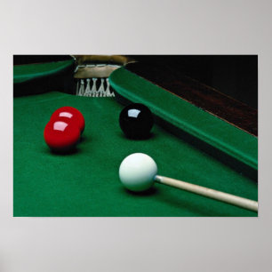 Poster Équipement de billard