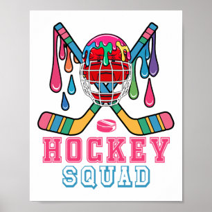 Poster Équipements d'équipe de hockey Costume de joueur C