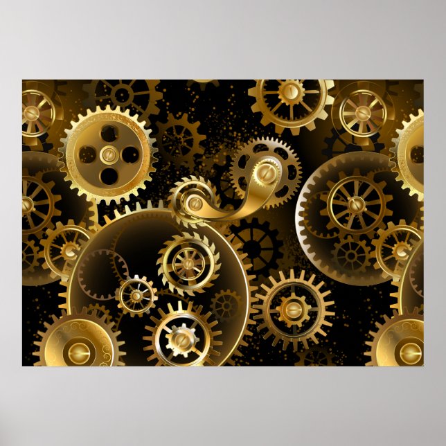 Poster Équipements en laiton sans vapeur (Devant)