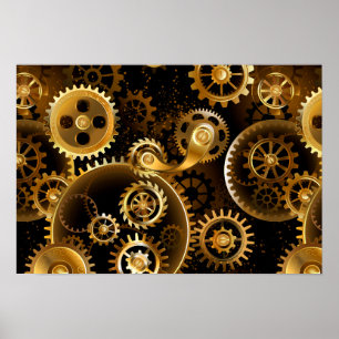 Poster Équipements en laiton sans vapeur