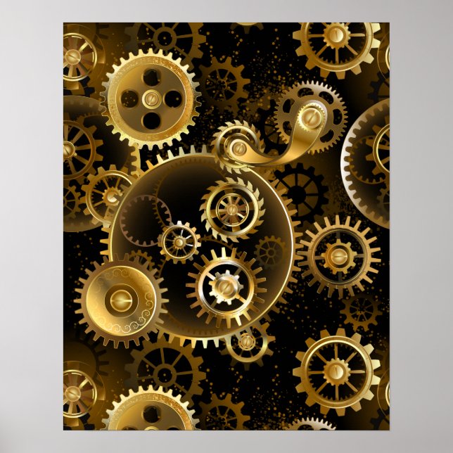 Poster Équipements en laiton sans vapeur (Devant)