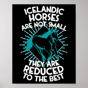 Poster Équitation - Chevaux d'équitation Chevaux d'Island