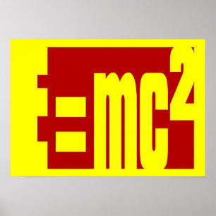 Poster Équivalence masse-énergie