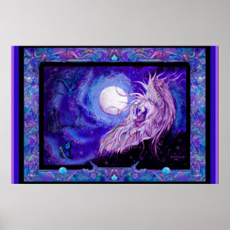 Poster équus à ailes de poney équin pégasus