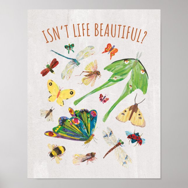 Poster Eric Carle | La vie n'est-elle pas belle (Devant)