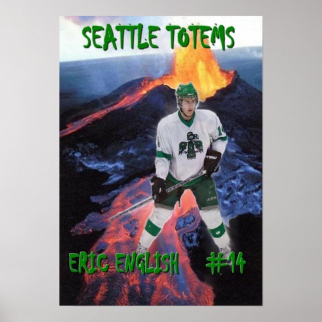 Poster Eric English - Totems de Seattle (Devant)
