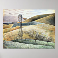 Eric Ravilie peinture, Moulin à vent