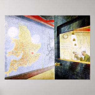 Poster Eric Ravilit, Wall Maps