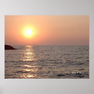 Poster Erie PA Sunset