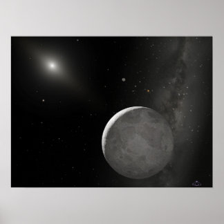 Poster Eris (Xena) et sa dysnomie lune