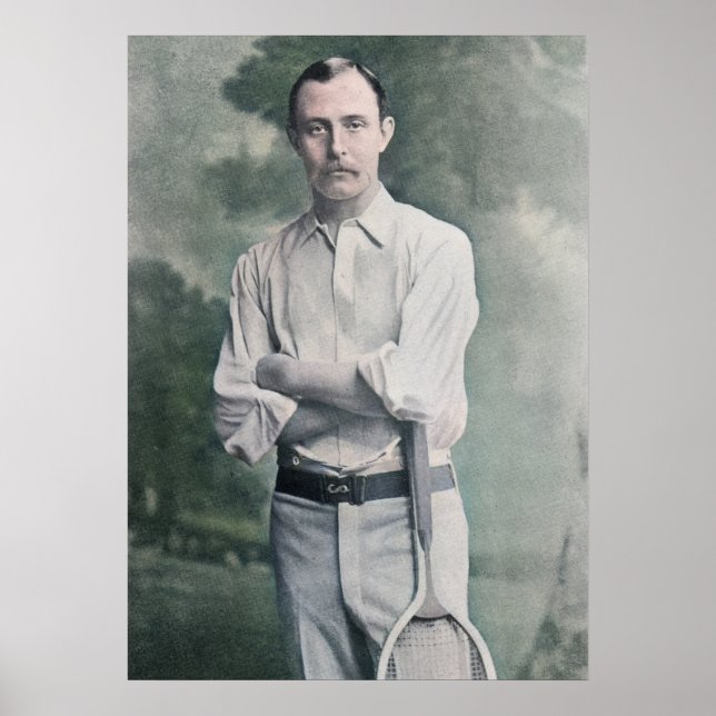 Poster Ernest Renshaw - Joueur de tennis (Devant)