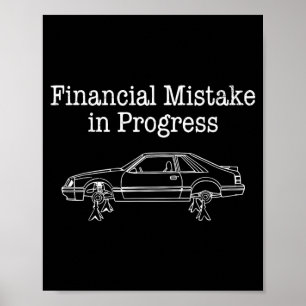 Poster Erreur financière en cours Mécanicien automobile d