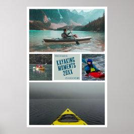 Poster Erstellen Sie Ihr eigenes Kayaking Foto