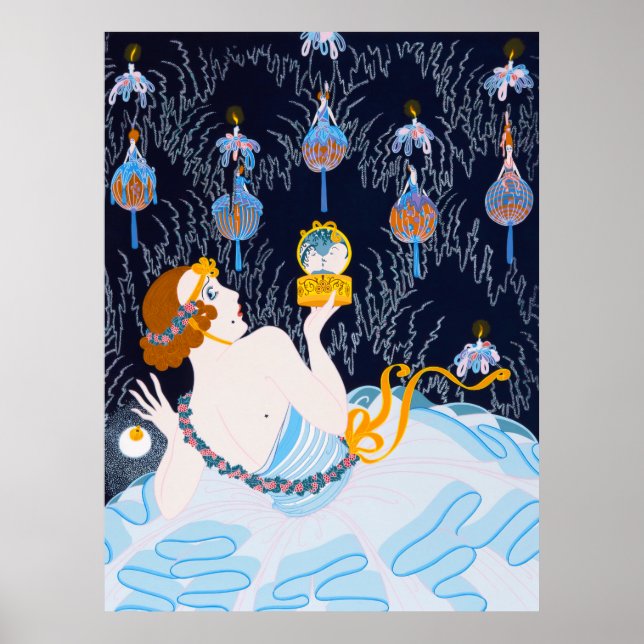 Poster Erté - Baisers volés (Devant)