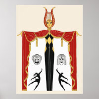 Erté - Broadway's in Fashion