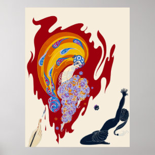 Poster Erté - Conte Oriental