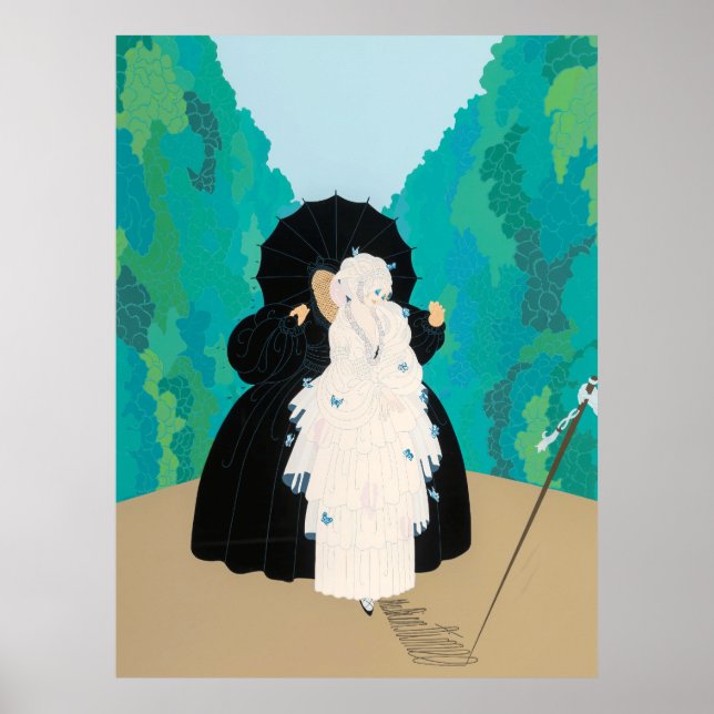 Poster Erté - Debutante (Devant)