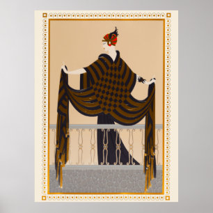 Poster Erté - Le Balcon