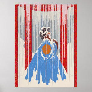 Poster Erté - Le captif de l'amour