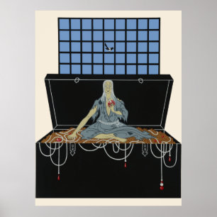 Poster Erté - Les Sept Péchés Mortels Suite, Avarice
