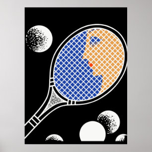 Poster Erté - Love and Tennis Suite, Tennis