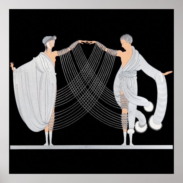 Poster Erté - Love & Passion Suite, Mariage Danse (Devant)