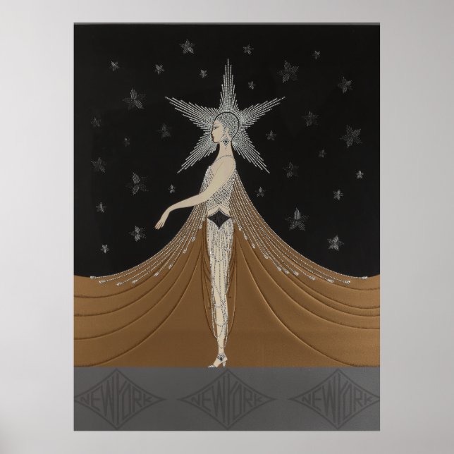 Poster Erté - New York New York (Devant)