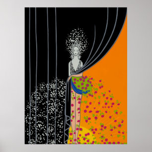 Poster Erté - Printemps