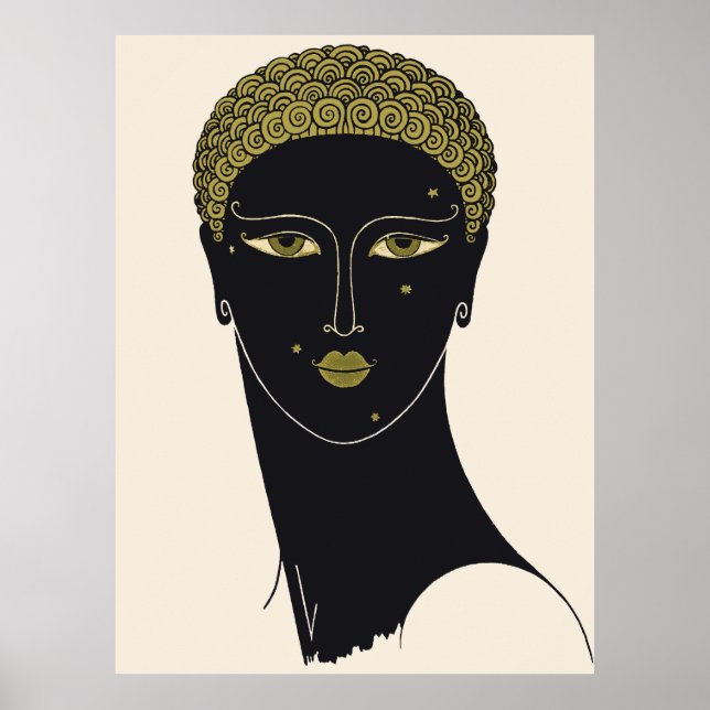Poster Erté - Reine de Sheba (Devant)
