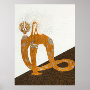 Poster Erté - Suite de vertus célestes, rayonnement
