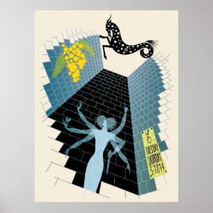 Poster Erté - Suite Zodiac, Capricorn