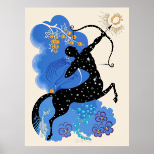 Poster Erté - Suite Zodiac, Sagittarius