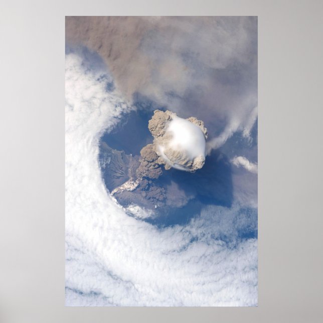 Poster Éruption volcanique de Sarychev Peak Original (Devant)