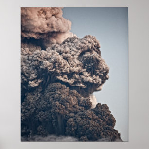 Poster Éruption volcanique d'Eyjafjalljokull