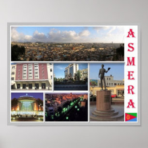 Poster Érythrée - Asmar -