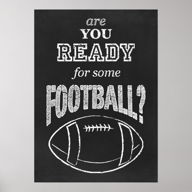 Poster es-tu prêt pour du football ? (Devant)