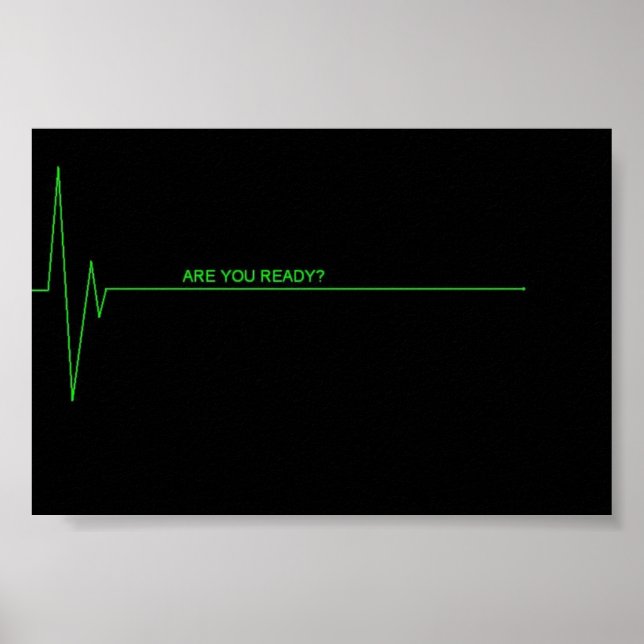 Poster Es-tu prête ? (Devant)