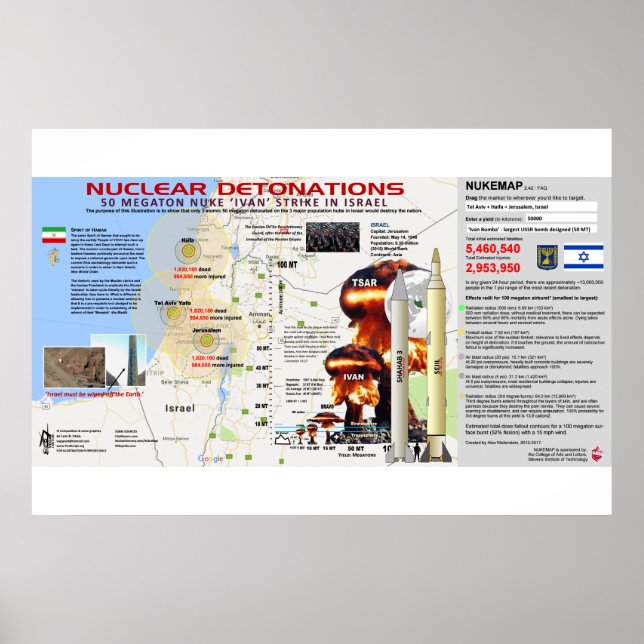 Poster Ésaïe 17 Destruction de Damas 3 (Devant)